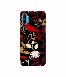 Amazon Brand - Solimo Designer Flower Bunch Pain On Cloth 3D Printed Hard Back Case Mobile Cover for Realme C3