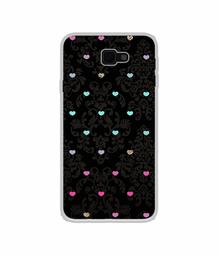 Amazon Brand - Solimo Designer Heart Texture UV Printed Soft Back Case Mobile Cover for Samsung Galaxy J7 Prime