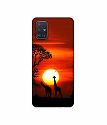 Amazon Brand - Solimo Designer Sunshade 3D Printed Hard Back Case Mobile Cover for Samsung Galaxy A51