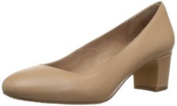 Amazon Brand - 206 Collective Women's Merritt Round Toe Block Heel Pump-Low