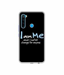 Amazon Brand - Solimo Designer Quotes UV Printed Soft Back Case Mobile Cover for Mi Redmi Note 8