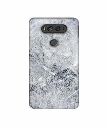 Amazon Brand - Solimo Designer Grayish Marble 3D Printed Hard Back Case Mobile Cover for LG V20