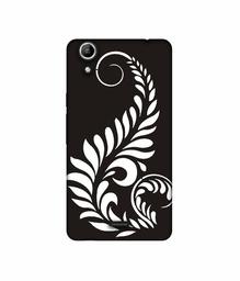 Amazon Brand - Solimo Designer Simple White Rangoli 3D Printed Hard Back Case Mobile Cover for Micromax Canvas Selfie 2 Q340