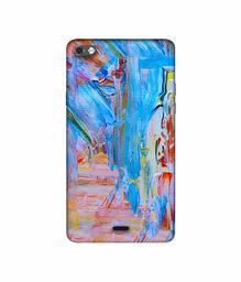 Amazon Brand - Solimo Designer Light Multicolor Canvas 3D Printed Hard Back Case Mobile Cover for Micromax Canvas Sliver 5 Q450