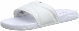 CARE OF by Puma Slide Flip Flops, Blanco (White-Black), 8