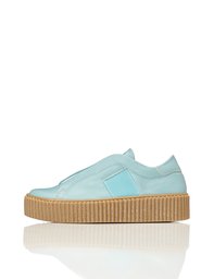 FIND Women's Walsh Elastic Slipper With Platform Sole Blue (Light Blue) 5 UK (38 EU),04-01-02