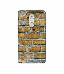 Amazon Brand - Solimo Designer Yellowesh Brick Texture 3D Printed Hard Back Case Mobile Cover for Lenovo K6 Note