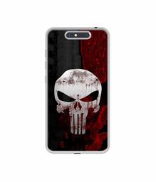 Amazon Brand - Solimo Designer Punisher Skull UV Printed Soft Back Case Mobile Cover for Micromax Dual 4 E4816