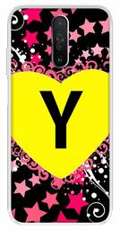 Amazon Brand - Solimo Designer Multicolor Heart Pattern Alphabet-Y Printed Soft Back Case Mobile Cover for Poco X2 / Xiaomi Redmi K30