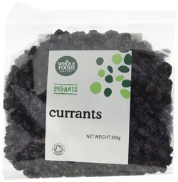 Whole Foods Market Organic Currants, 250 g