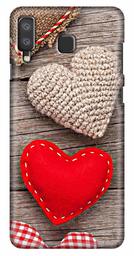 Amazon Brand - Solimo Designer Heart Design 3D Printed Hard Back Case Mobile Cover for Samsung Galaxy A8 Star/Samsung Galaxy A9 Star