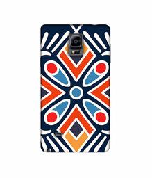 Amazon Brand - Solimo Designer Rangolee 3D Printed Hard Back Case Mobile Cover for Samsung Galaxy Note 4