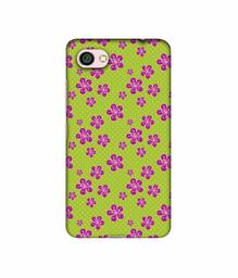 Amazon Brand - Solimo Designer Pink Flower Patterns 3D Printed Hard Back Case Mobile Cover for Xiaomi Redmi Y1 Lite