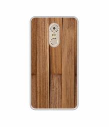 Amazon Brand - Solimo Designer Wooden Art UV Printed Soft Back Case Mobile Cover for Lenovo K6 Note