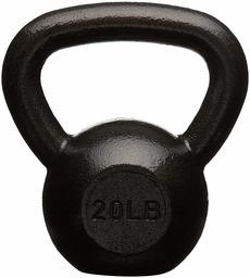 (Renewed) AmazonBasics Cast Iron Kettlebell, 9.1 KGS