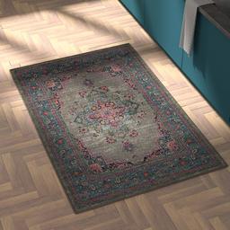 Amazon Brand – Rivet Old World Vintage Persian Area Rug, 3' 9