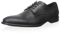 Franklin & Freeman Men's Wright Plain Toe Oxford, Thunder Nero, 9.5 M US