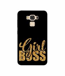 Amazon Brand - Solimo Designer Sparkle Girl Boss 3D Printed Hard Back Case Mobile Cover for Asus Zenfone 3 Max ZC553KL