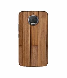 Amazon Brand - Solimo Designer Wooden Art UV Printed Soft Back Case Mobile Cover for Motorola Moto G5S Plus