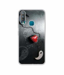 Amazon Brand - Solimo Designer Chinnese Yin and Yang UV Printed Soft Back Case Mobile Cover for Vivo U10