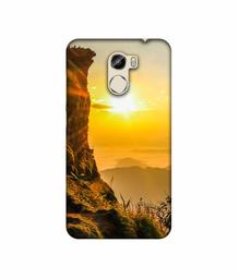 Amazon Brand - Solimo Designer Mountan Side Sun View 3D Printed Hard Back Case Mobile Cover for Gionee X1