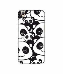 Amazon Brand - Solimo Designer Panda Texture 3D Printed Hard Back Case Mobile Cover for Oppo A37