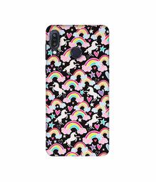 Amazon Brand - Solimo Designer Unicorn Texture 3D Printed Hard Back Case Mobile Cover for Asus Zenfone Max M1 ZB555KL