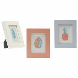 Amazon Brand – Rivet Modern Pastel-Colored Photo Frames, 3-Piece Set, 4.94