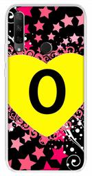 Amazon Brand - Solimo Designer Multicolor Heart Pattern Alphabet-O Printed Soft Back Case Mobile Cover for Huawei Honor 9X