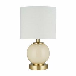 Amazon Brand – Ravenna Home Smooth Ceramic Table Lamp, Bulb Included, 14