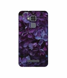 Amazon Brand - Solimo Designer Purple Flowers UV Printed Soft Back Case Mobile Cover for Asus Zenfone 3 Max ZC520TL