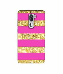 Amazon Brand - Solimo Designer Golden Stripes 3D Printed Hard Back Case Mobile Cover for Coolpad Cool1 Dual