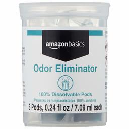 AmazonBasics Dissolvable Odor Eliminator Refill Vial - 3 Pacs