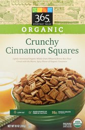 365 EVERYDAY VALUE Organic Cinnamon Squares, 10 OZ