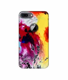 Amazon Brand - Solimo Designer Smash Color 3D Printed Hard Back Case Mobile Cover for Apple iPhone 8 Plus (with Logo Cut)