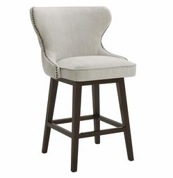 Amazon Brand – Stone & Beam Louise Memory Swivel Counter-Height Barstool, 38.2