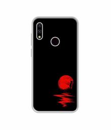 Amazon Brand - Solimo Designer Red Moon UV Printed Soft Back Case Mobile Cover for Micromax Ione Note