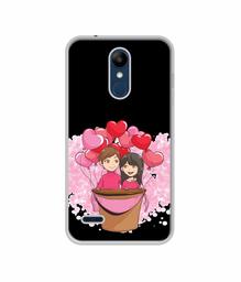 Amazon Brand - Solimo Designer Boy and Girl UV Printed Soft Back Case Mobile Cover for LG K9