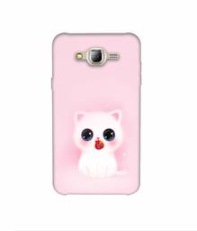 Amazon Brand - Solimo Designer Kitty 3D Printed Hard Back Case Mobile Cover for Samsung Galaxy J2 (2016)