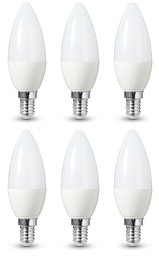 AmazonBasics E14 LED-lamp, kaarsvorm, 6W (vervangt 40W)