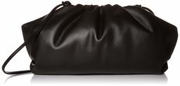 The Drop Francesca Women's Black Croissant Style Pouch Bag - One Size