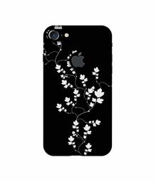 Amazon Brand - Solimo Designer Color Flowers UV Printed Soft Back Case Mobile Cover for Apple iPhone 7 (Logo Cut)