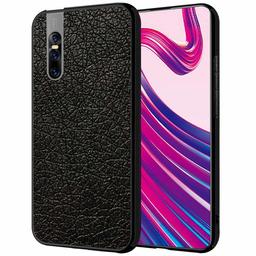 Amazon Brand - Solimo Designer Leather Texture Printed Hard Back Case Mobile Cover forVivo V15 Pro (D288)