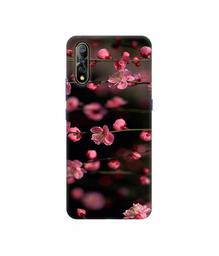 Amazon Brand - Solimo Designer Pink Flowers 3D Printed Hard Back Case Mobile Cover for Vivo S1 / Vivo Z1x