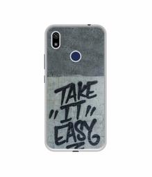 Amazon Brand - Solimo Designer Take It Easy UV Printed Soft Back Case Mobile Cover for Gionee F9