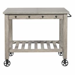 Stone & Beam Carrito Industrial para Servir 36 Pulgadas de Alto, TBD