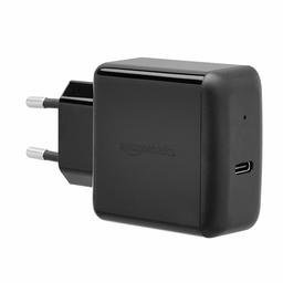 AmazonBasics – typ C-väggladdare med Power Delivery 3.0, 30 W, EU-enkelkontakt, svart