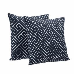 AmazonBasics 2-Pack Linen Style Decorative Throw Pillows - 18