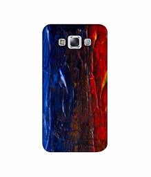 Amazon Brand - Solimo Designer Red Paint On Wall 3D Printed Hard Back Case Mobile Cover for Samsung Galaxy E7