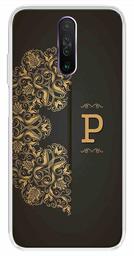 Amazon Brand - Solimo Designer Multicolor Black Pattern Alphabet-P Printed Soft Back Case Mobile Cover for Poco X2 / Xiaomi Redmi K30